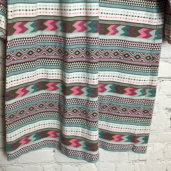 Tea Collection Catamarca Puff Sleeve Henley Dress - Picture 3 of 11